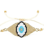 Gold with Gold Evil Eye