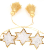 Gold with White Stars