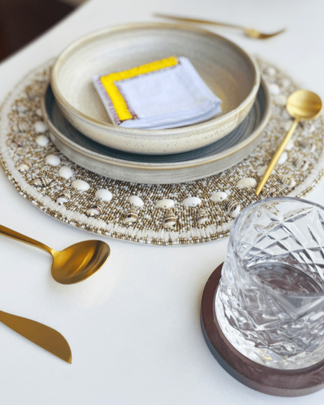 Casa Duniya Embroidered Cotton Napkins Zanabaq Napkin