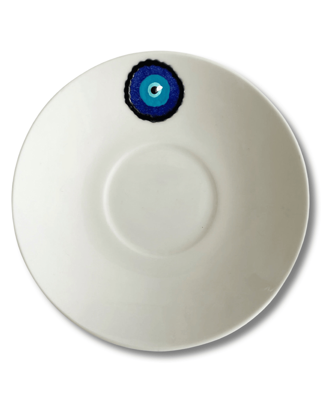 Casa Duniya Evil Eye Tea Set Big Eye Nazar Teacups (set of 6)